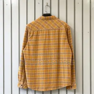 Multi-Line Flannel Plaid Longsleeve Shirt