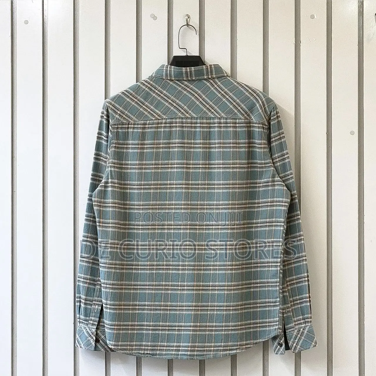 Multi-Line Flannel Plaid Longsleeve Shirt