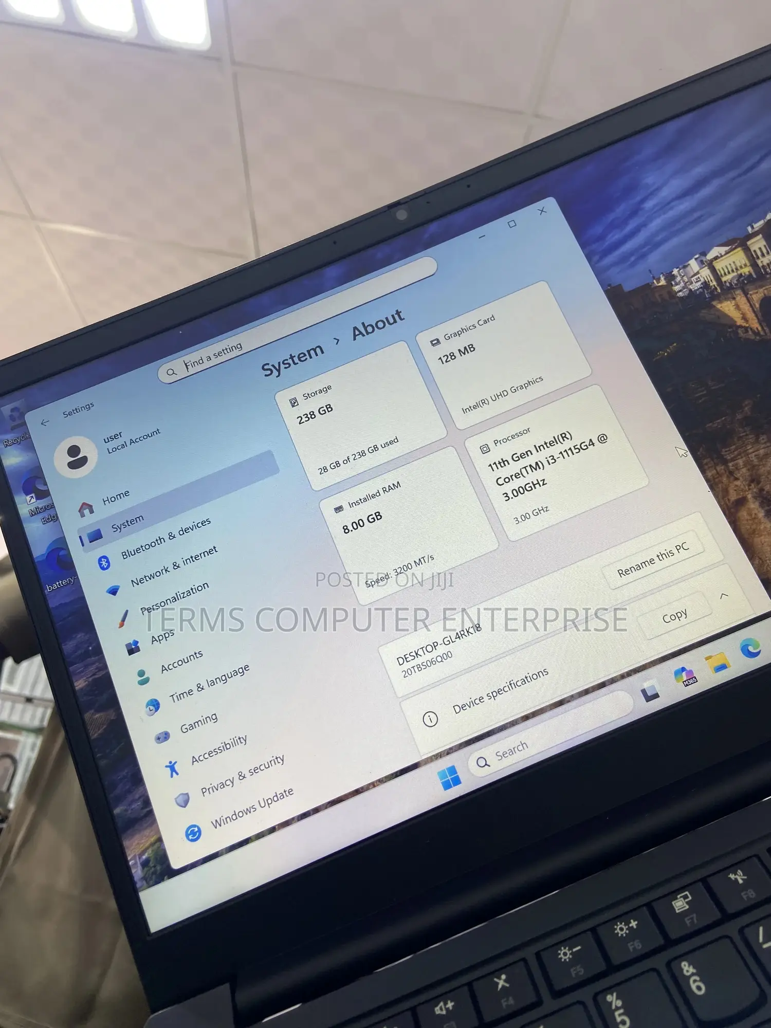 Laptop Lenovo ThinkPad E14 Gen 2 8GB Intel Core i3 SSD 256GB