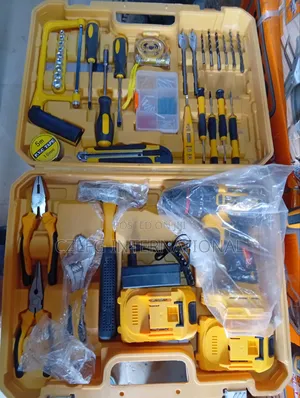 Set of Tools With Screw Machine