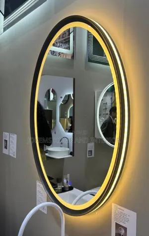 Premium Oval Led Mirror (Double Light)