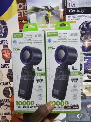Bavin Ac Chilling Turbo Hand Fan With 10000rpm