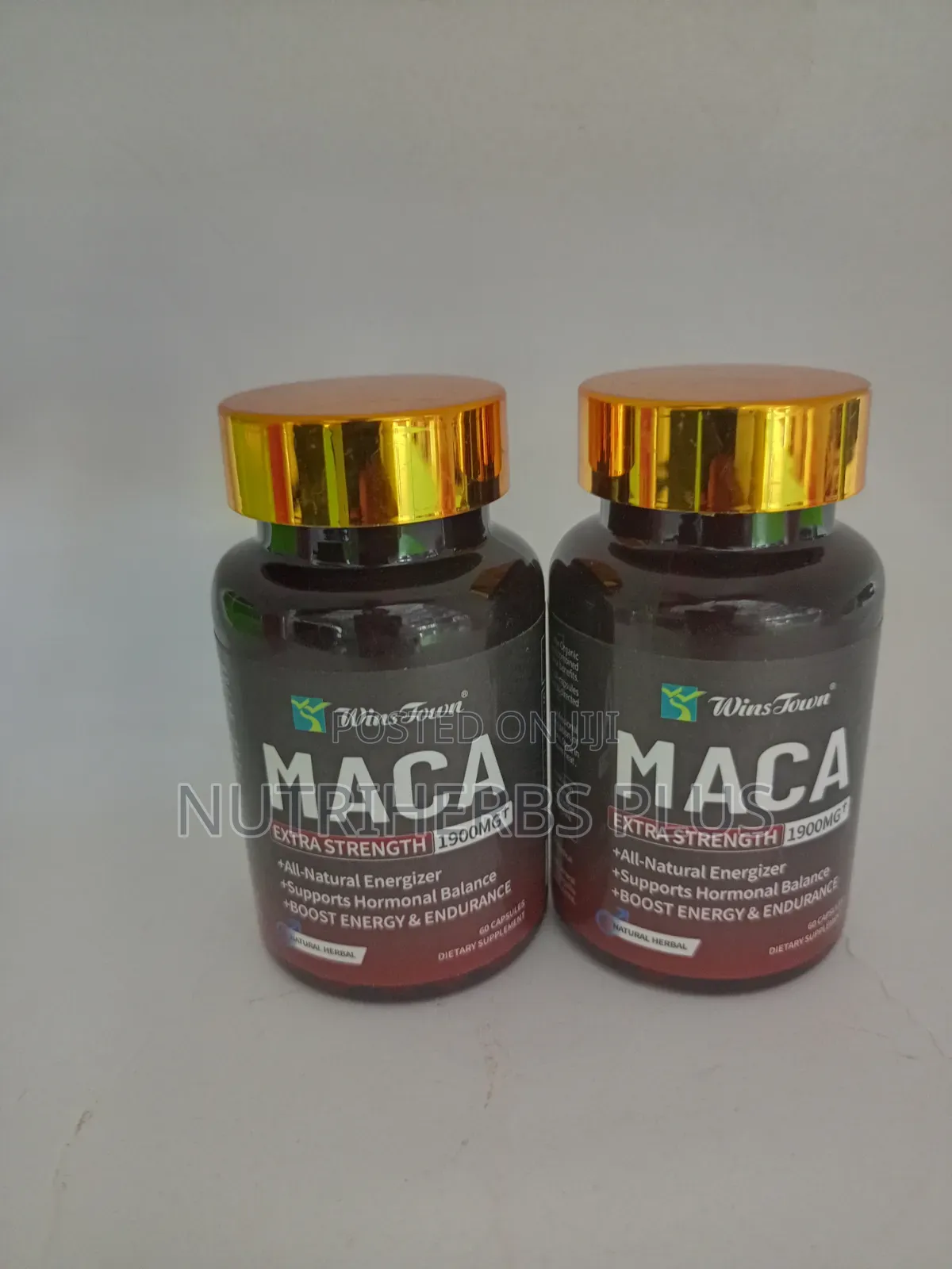Winstown Maca Extra Strength Capsules:All Natural Energizer