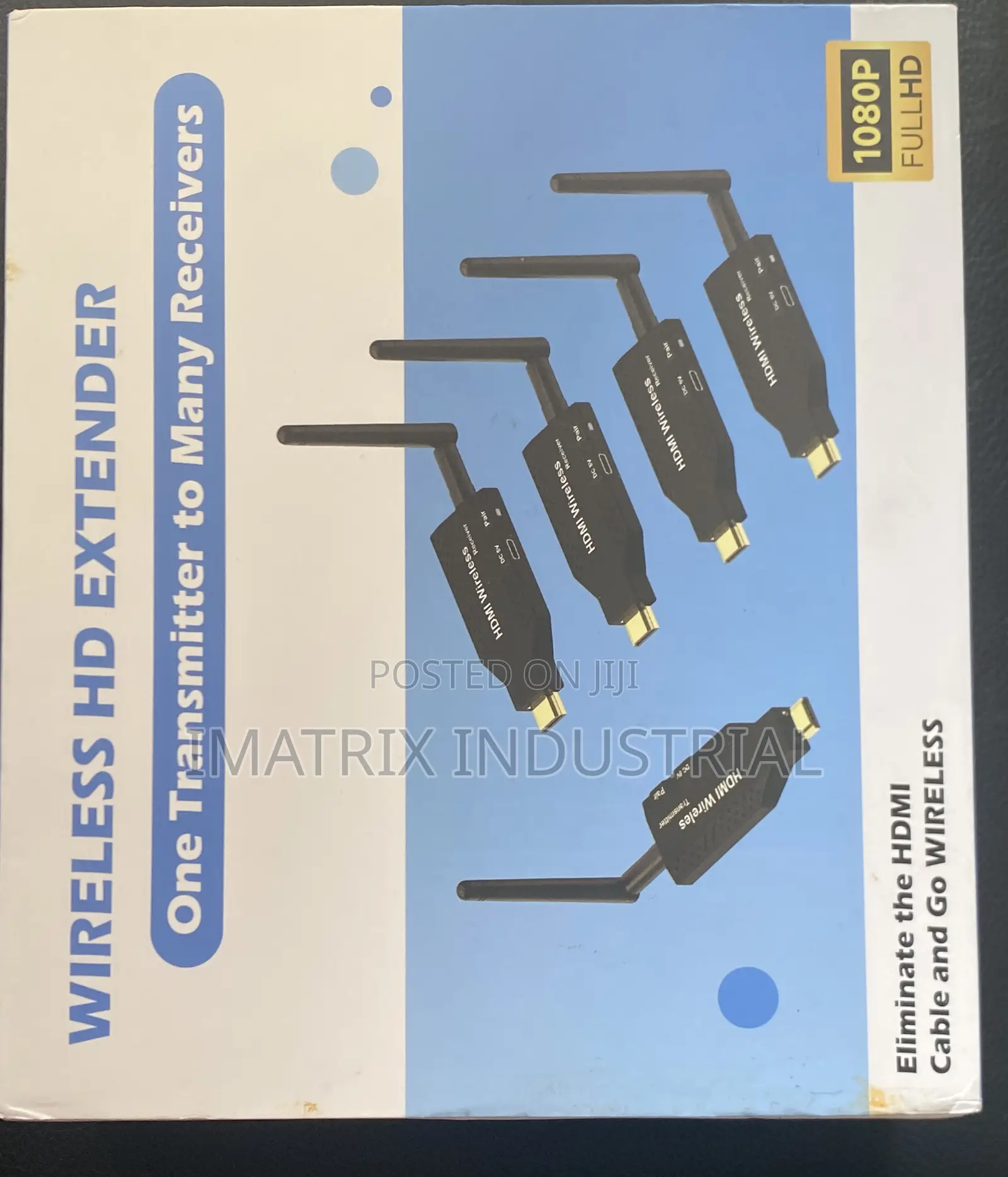 50m Wireless 4transmitter 1receiver