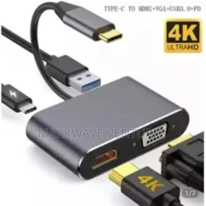 4port Type C Docking Station/Hub