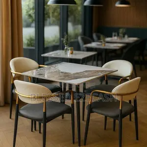 Good Quality Marble Dining Table by 4chair