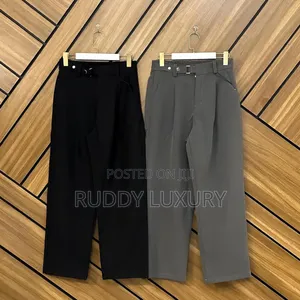 High-Waist Wide-Leg Trouser