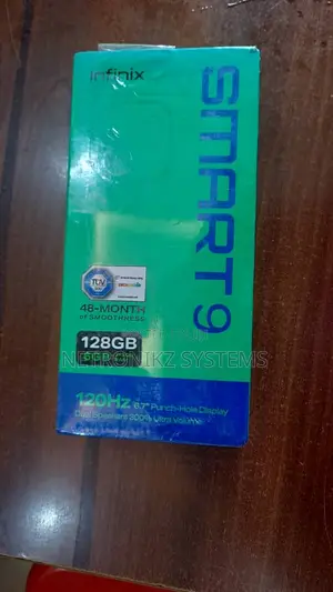 New Infinix Smart 9 128 GB Black