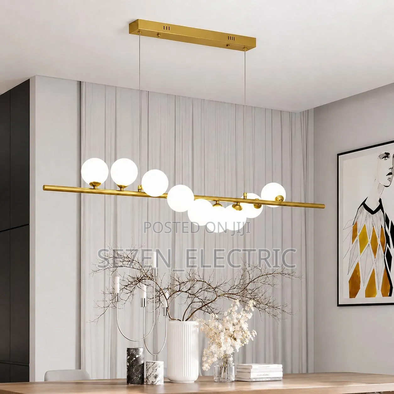 Long Dropping Chandelier Lighting