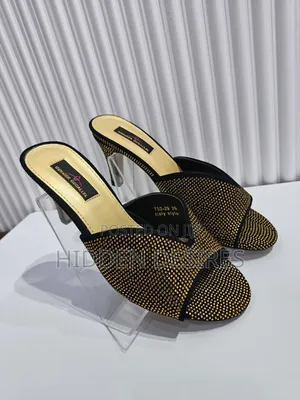 Gold Stones Mules