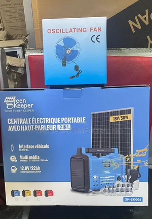 Green Keeper Portable Power Station With Speaker and Fan