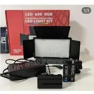 Led Lite Light Led Light Pro 600 Rgb+ 2 Batteries + Charger + Cable