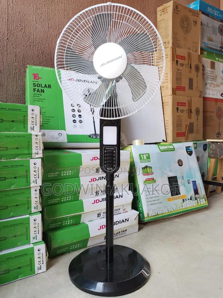 16 Inches Rechargeable Solar Fan