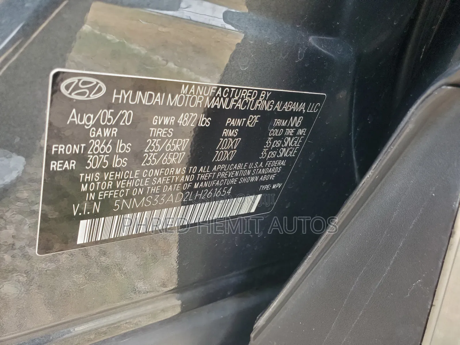 Hyundai Santa Fe 2020 Gray