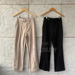 Relaxed Linen-Style Trouser