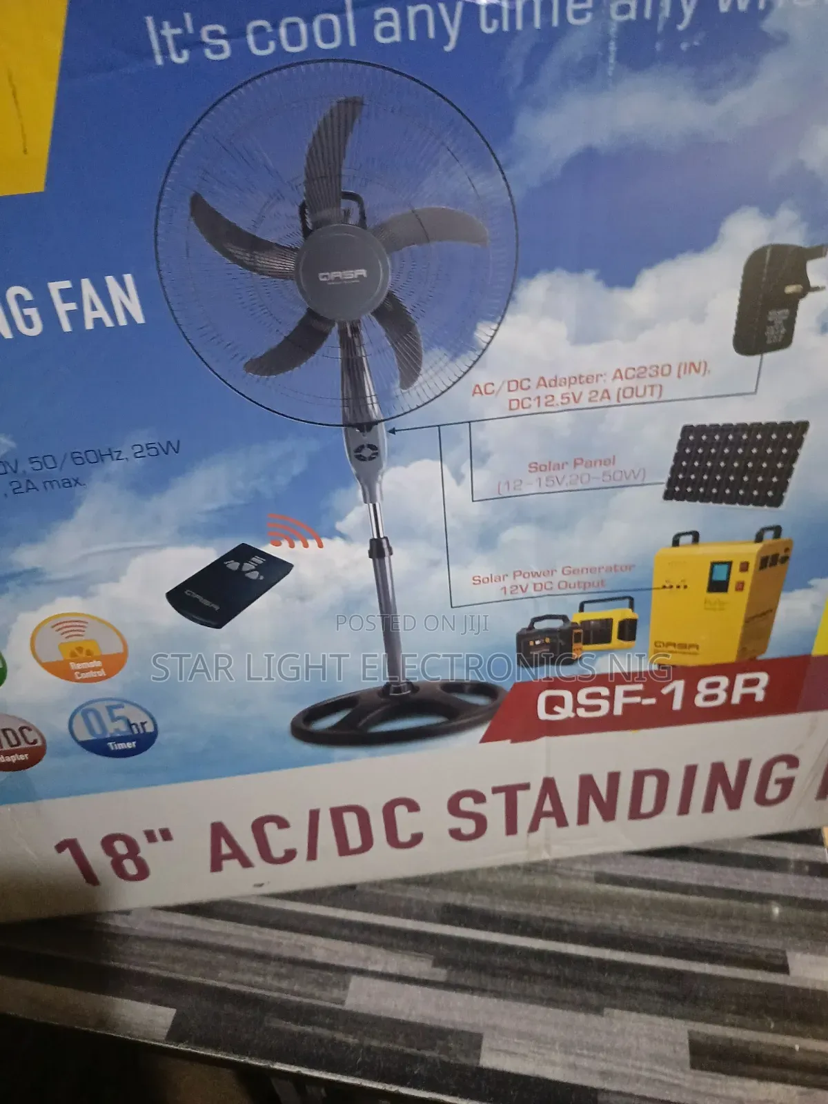 5 Blades Acdc Qasa Fan