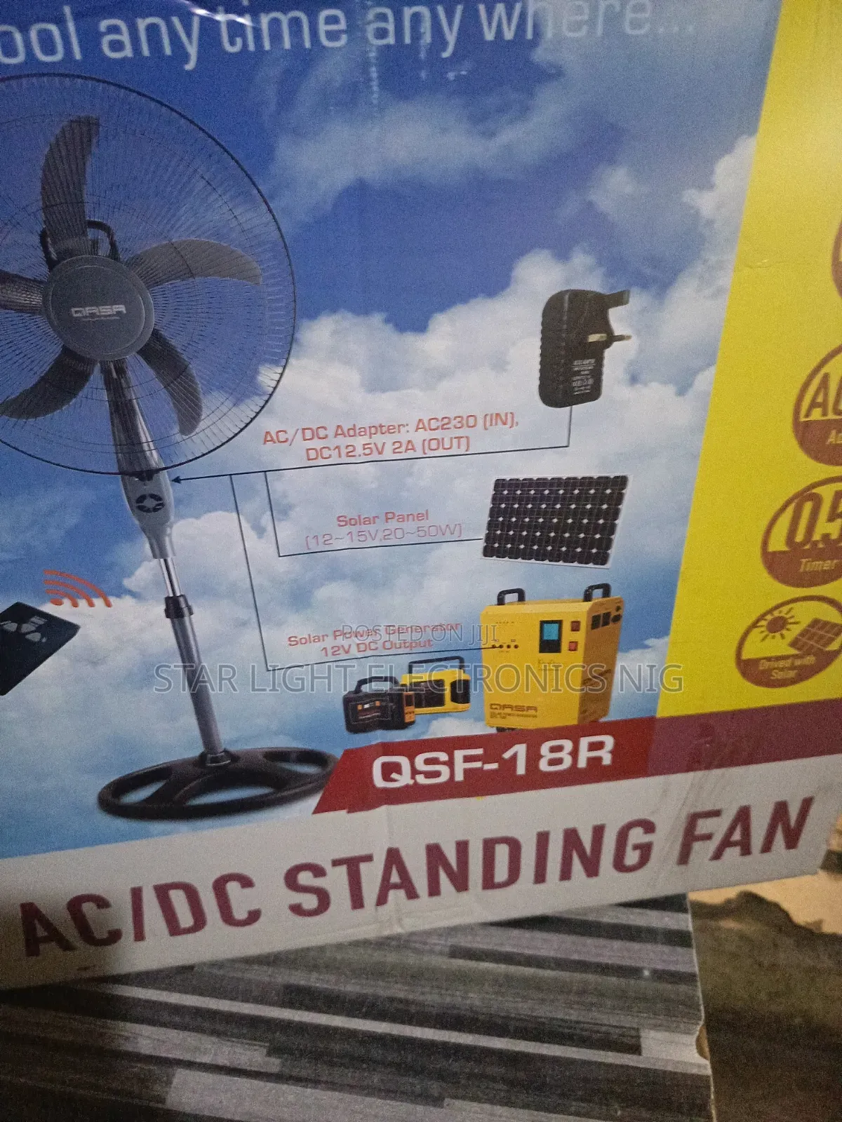 5 Blades Acdc Qasa Fan