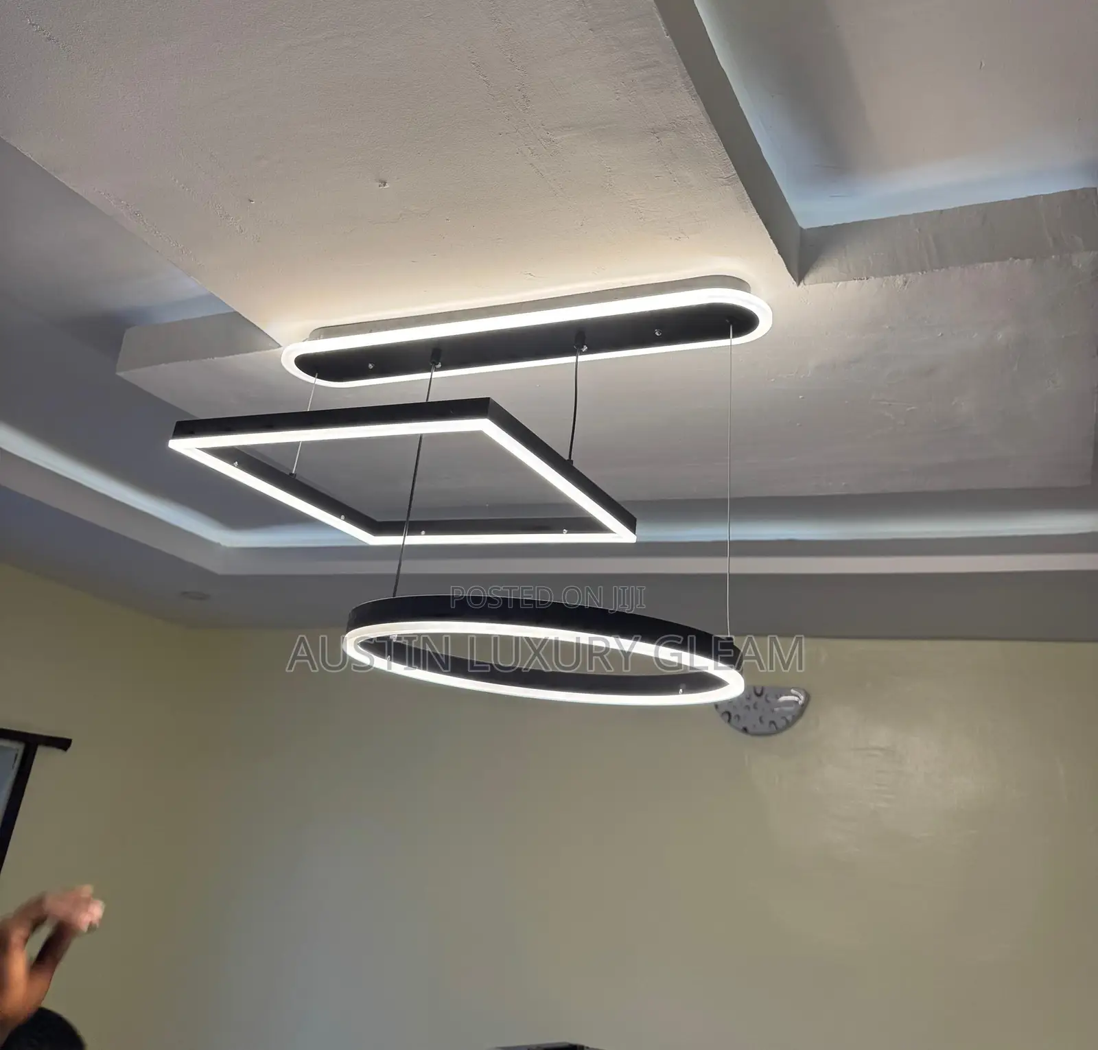 Modern 2 Way Ring Led Chandelier (Luxury Light)