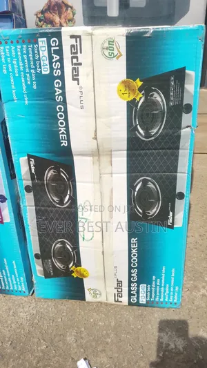 Fadar Double Burner Original Glass Top Gas