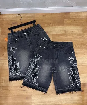 Dark Wash Denim Shorts