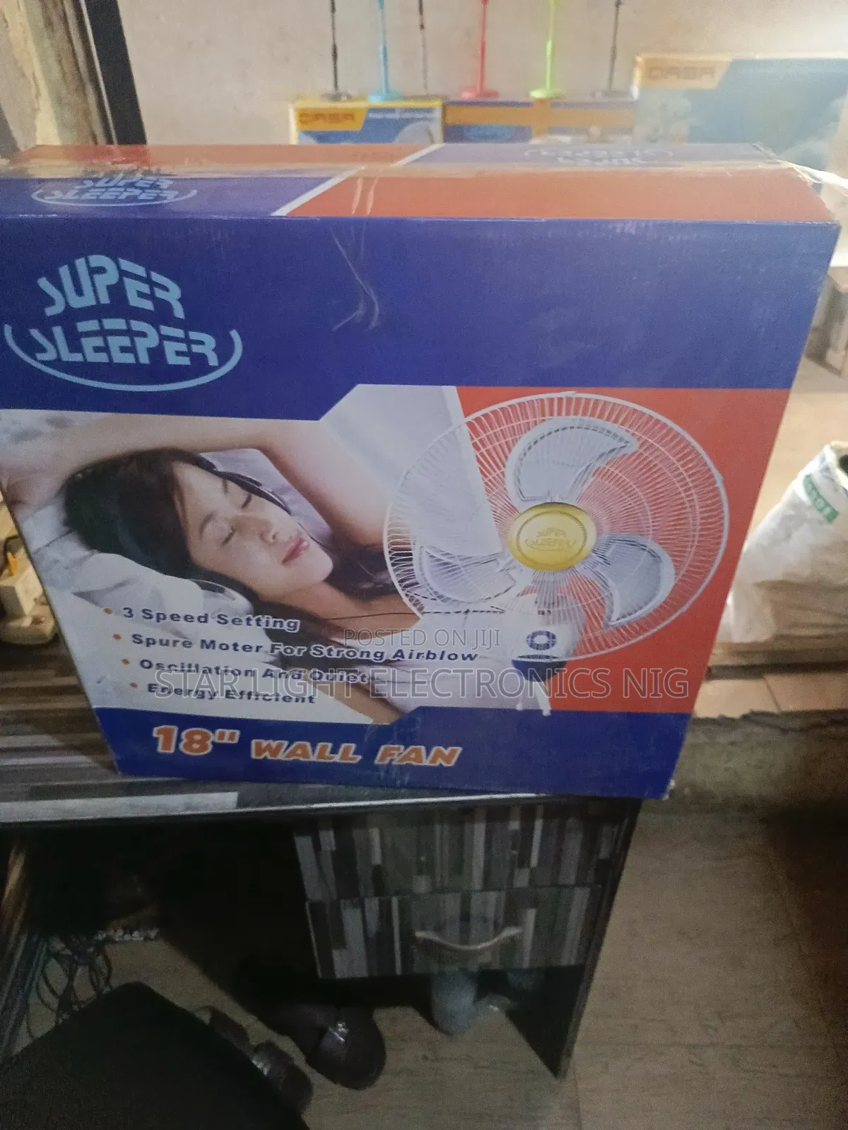 Metal Blades Wall Fan