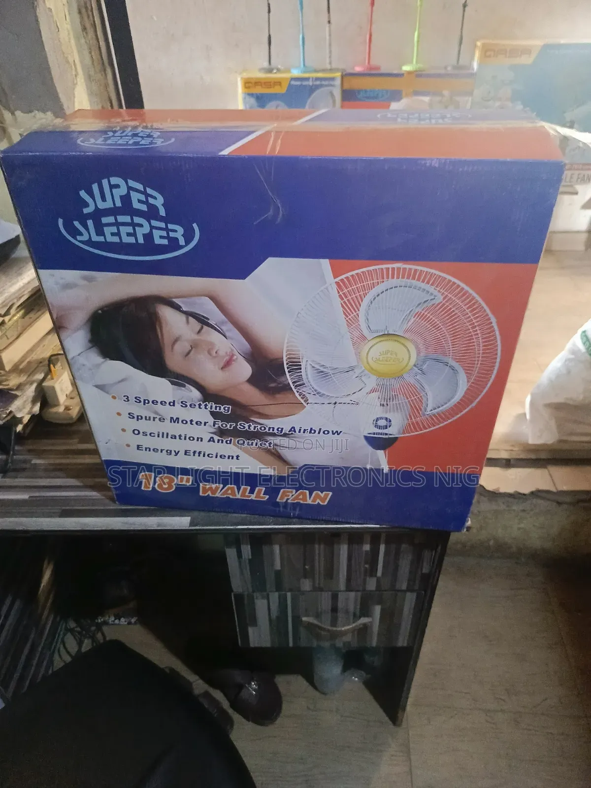 Metal Blades Wall Fan