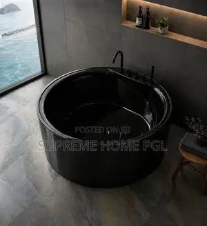 High Quality Circle Stand Alone Bathtub