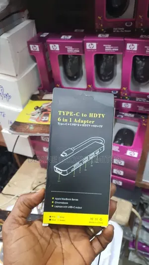6-in-1 Usb-C Hub Hdmi Usb 3.0 Sd Tf Pd Adapter
