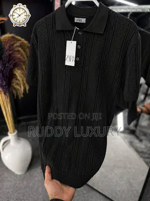 Luxury Button-Neck Premium Top
