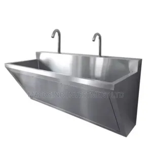 Wall-Mounted Stainless Steel Medical Scrub Sink