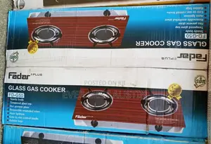 Fadar Original Double Burner Glass Too Gas