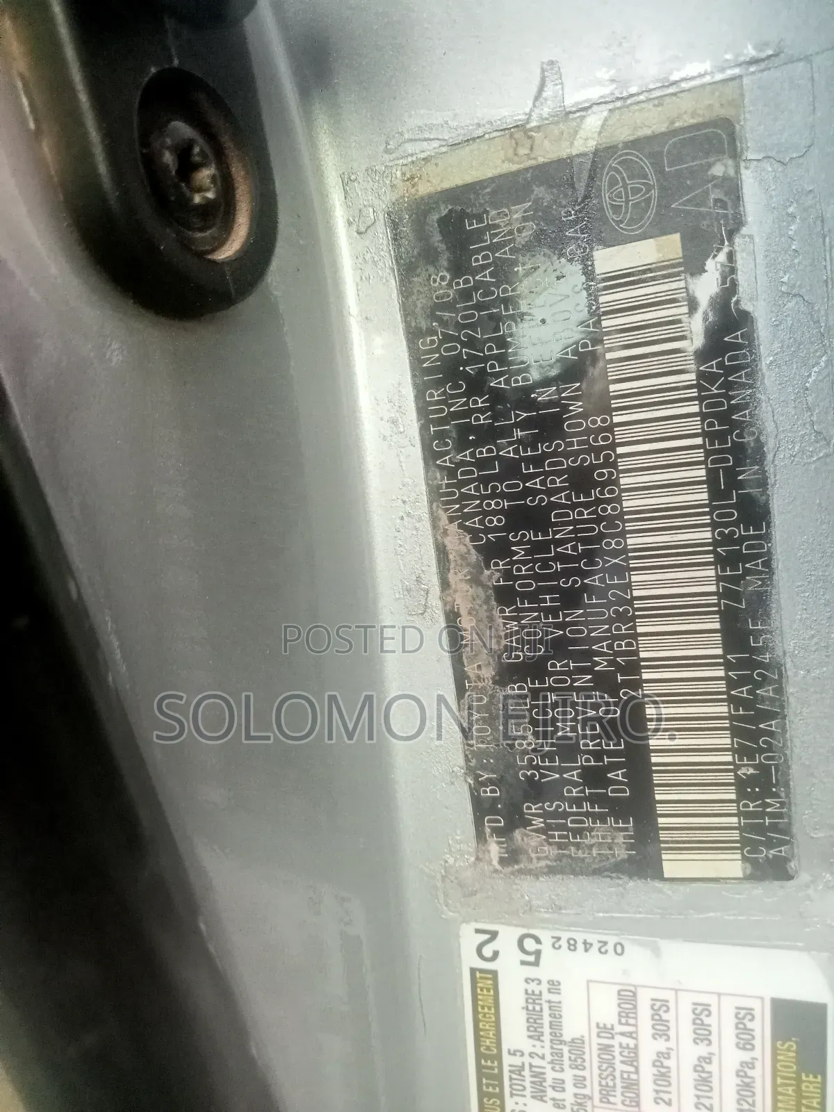 Toyota Corolla 2008 Silver