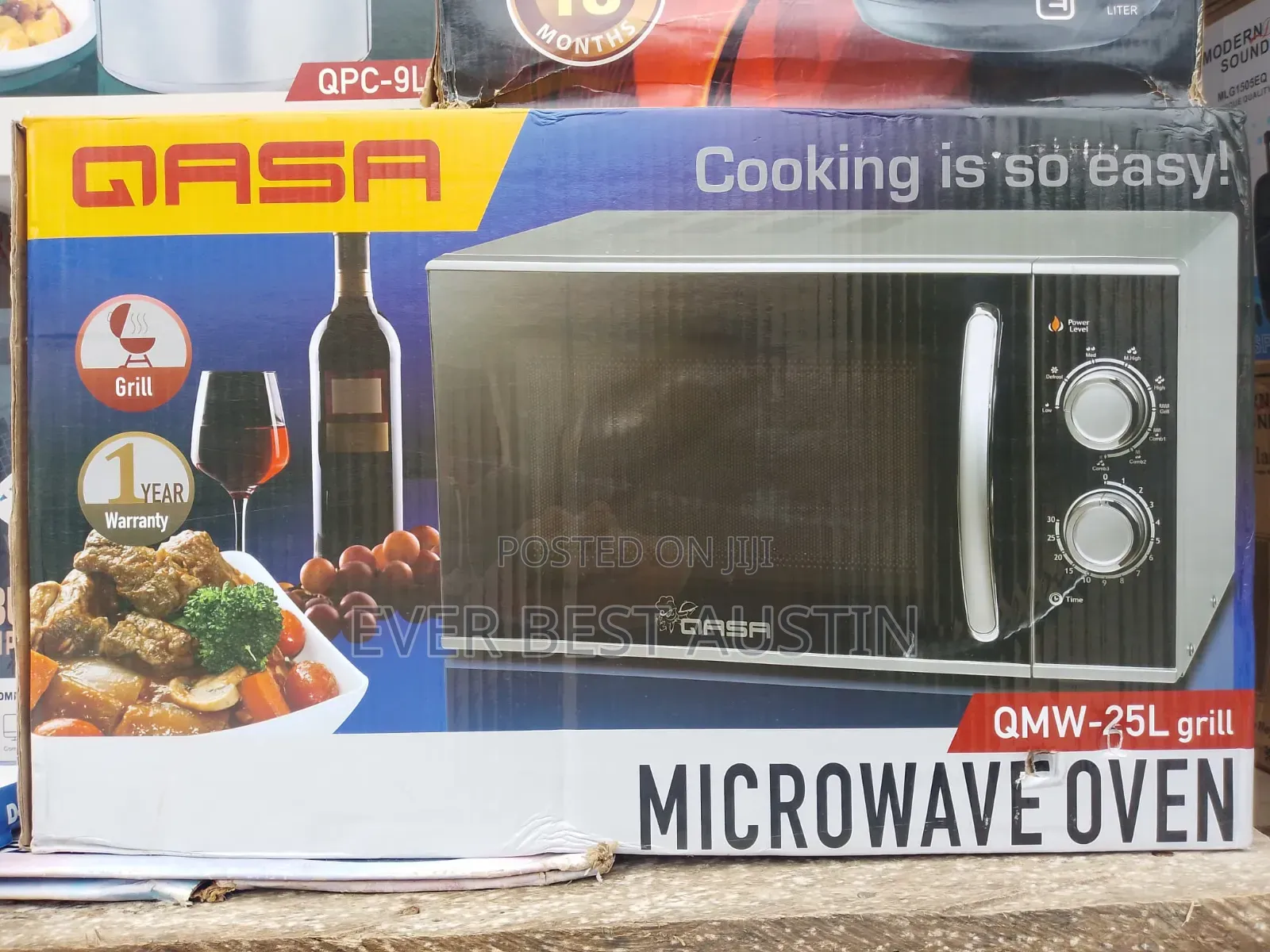 Qasa 25litres Microwave With Grill
