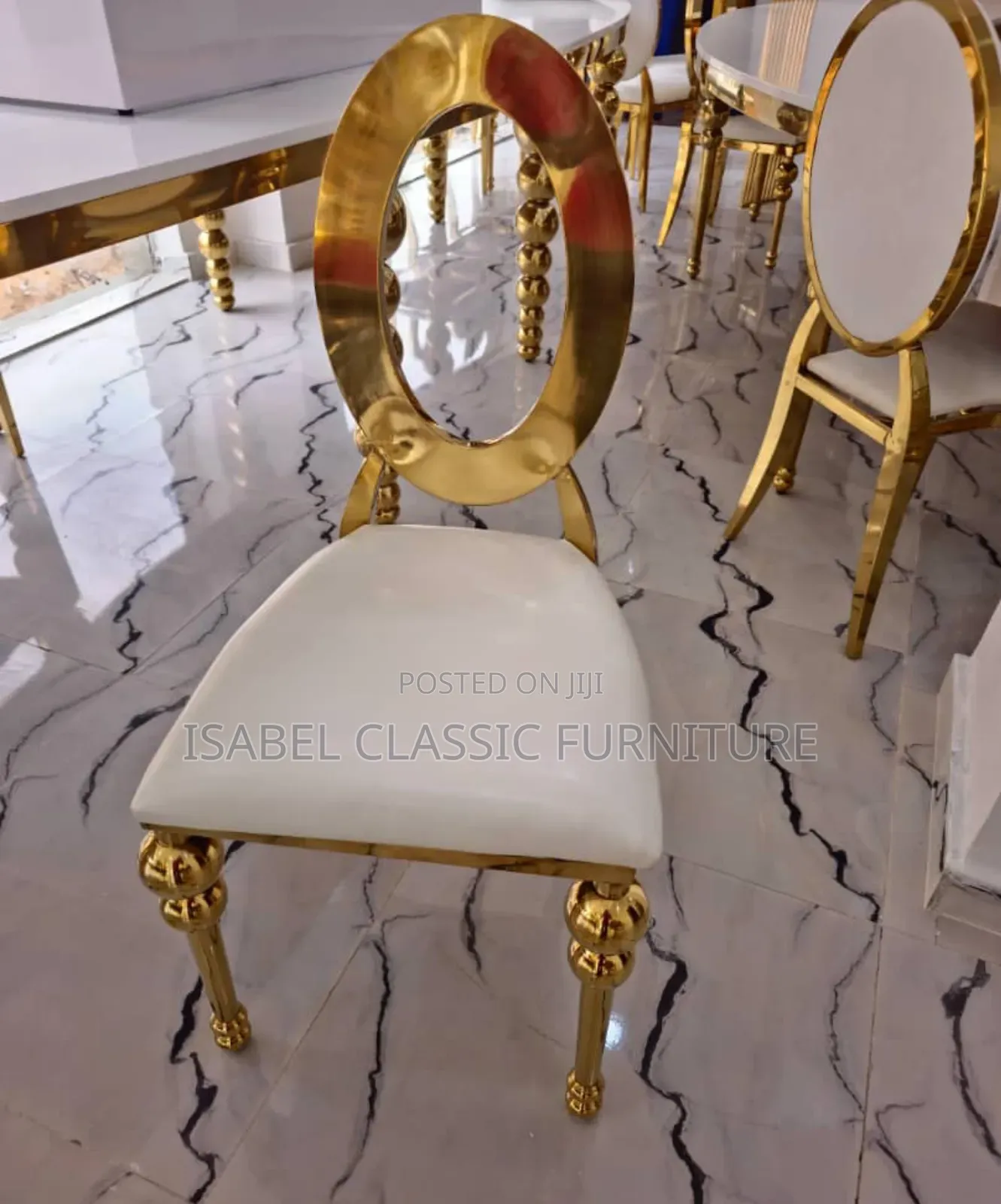Vip O Back Wedding Mirror Back Event Chairs Available