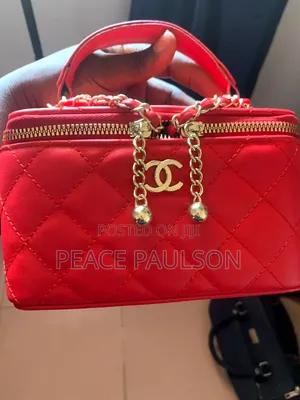 Red Chanel Boxed Bag