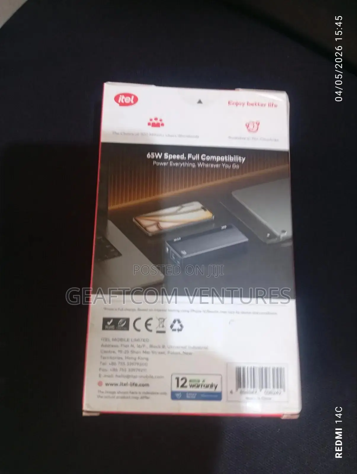 Itel 27000 Mah 65w