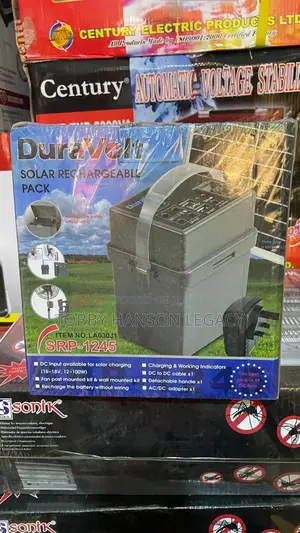 Duravolt SRP-1245 Solar Rechargeable Pack