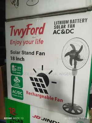 Twyford 18inch Rechargeable Standing Fan
