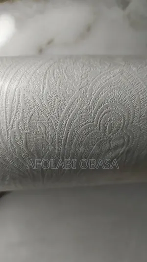 Patterned Korea Wallpaper - White - 11.14 Square Meters (New)