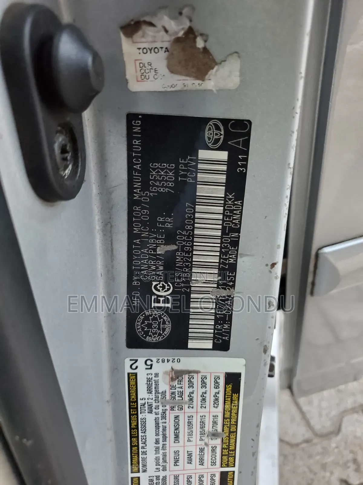 Toyota Corolla 2006 Silver