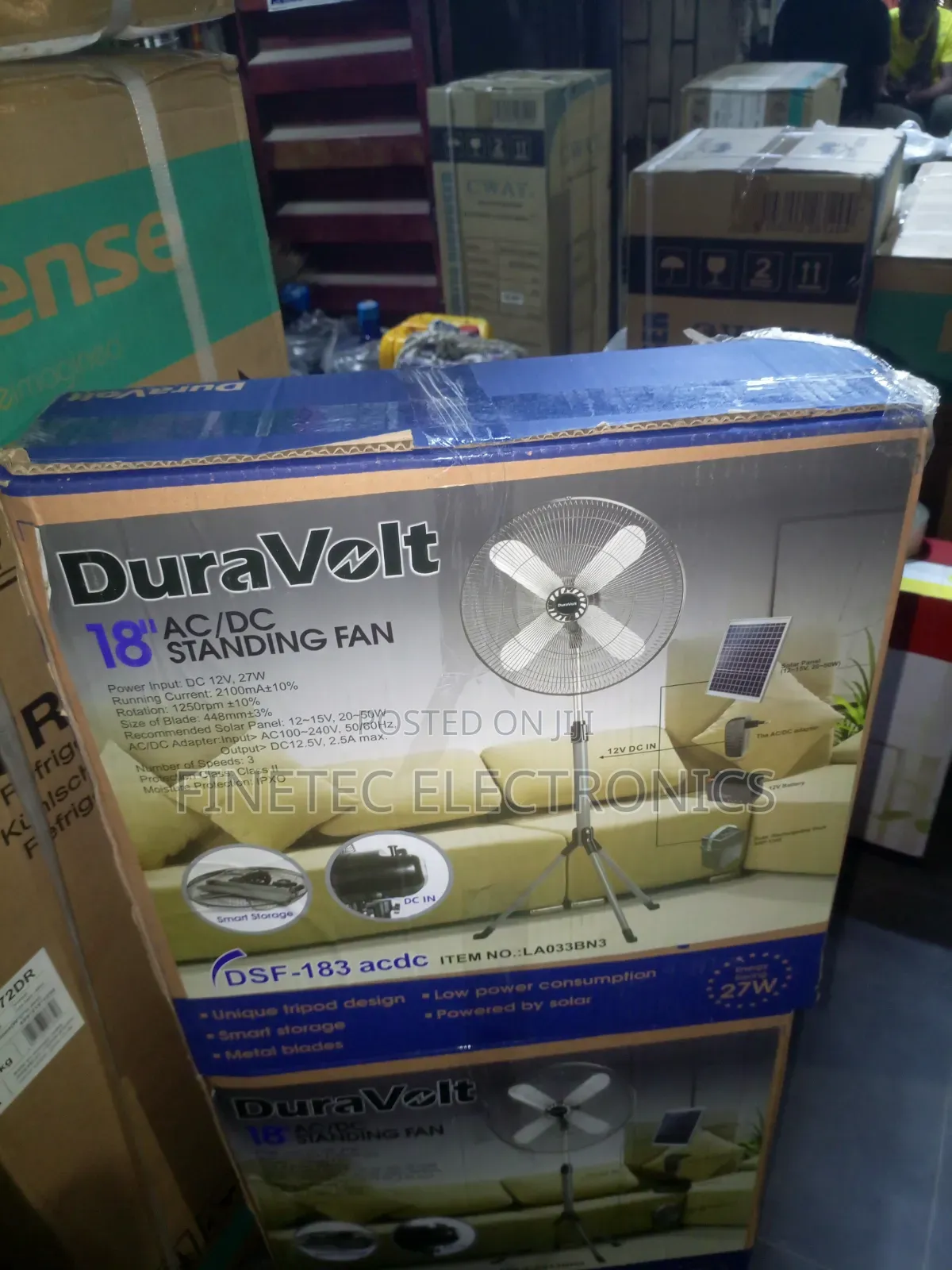 Duravolt Ac/Dc Standing Fan