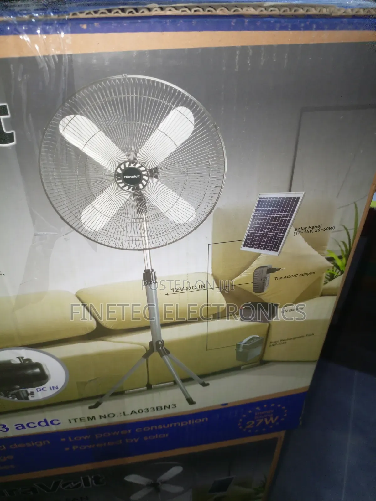 Duravolt Ac/Dc Standing Fan