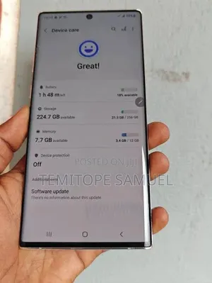 Samsung Galaxy Note 10 Plus 256 GB Black