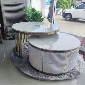 Luxury 2in1 Marble Top Center Table