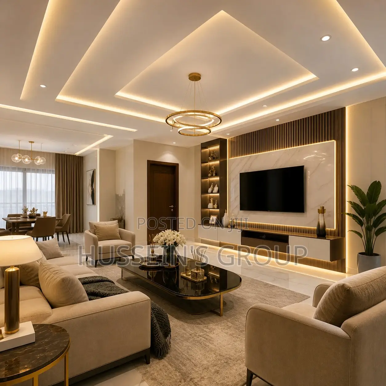 Classic Polystyrene P.O.P Ceiling Installation Services