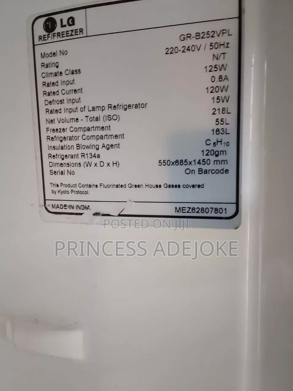 Lg Refrigerator