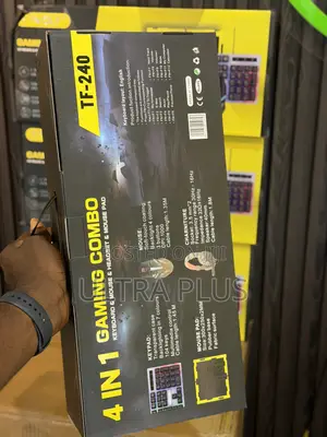T-Wolf 4in1 RGB Ganing Combo Keyboard + Mouse + Headset + Mouse Pad