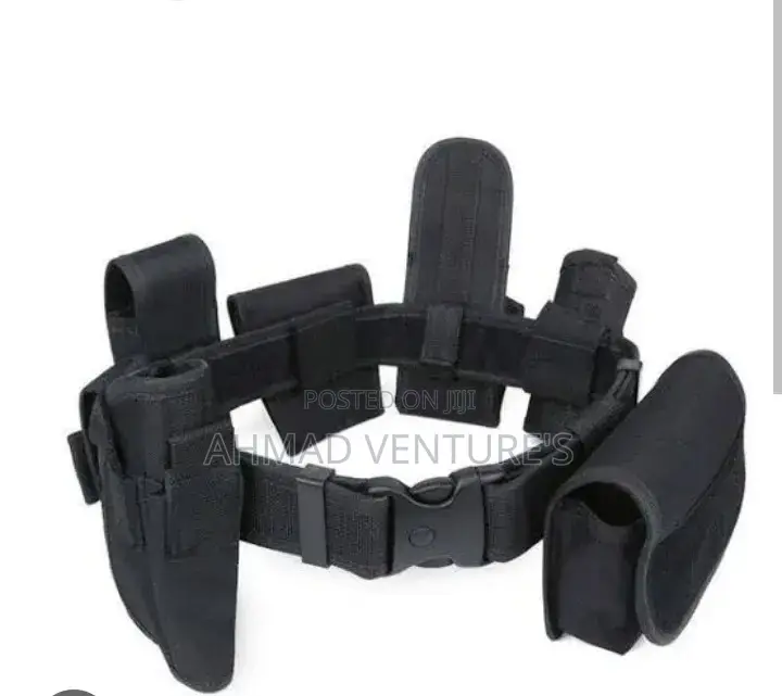 Security Belt With Pouches