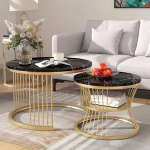 Luxury 2in1 Marble Top Center Table