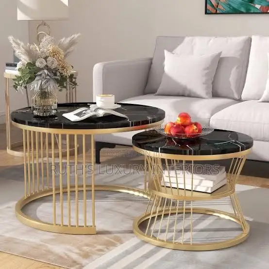 Luxury 2in1 Marble Top Center Table